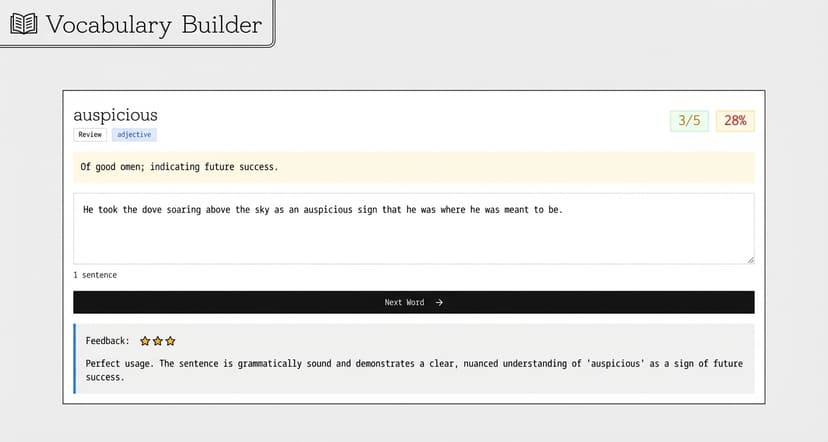 Vocabulary Builder