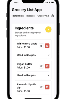 Grocery Application